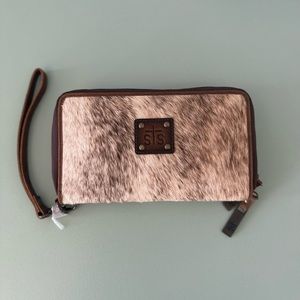 STS Cowhide Lacy Organizer Wallet